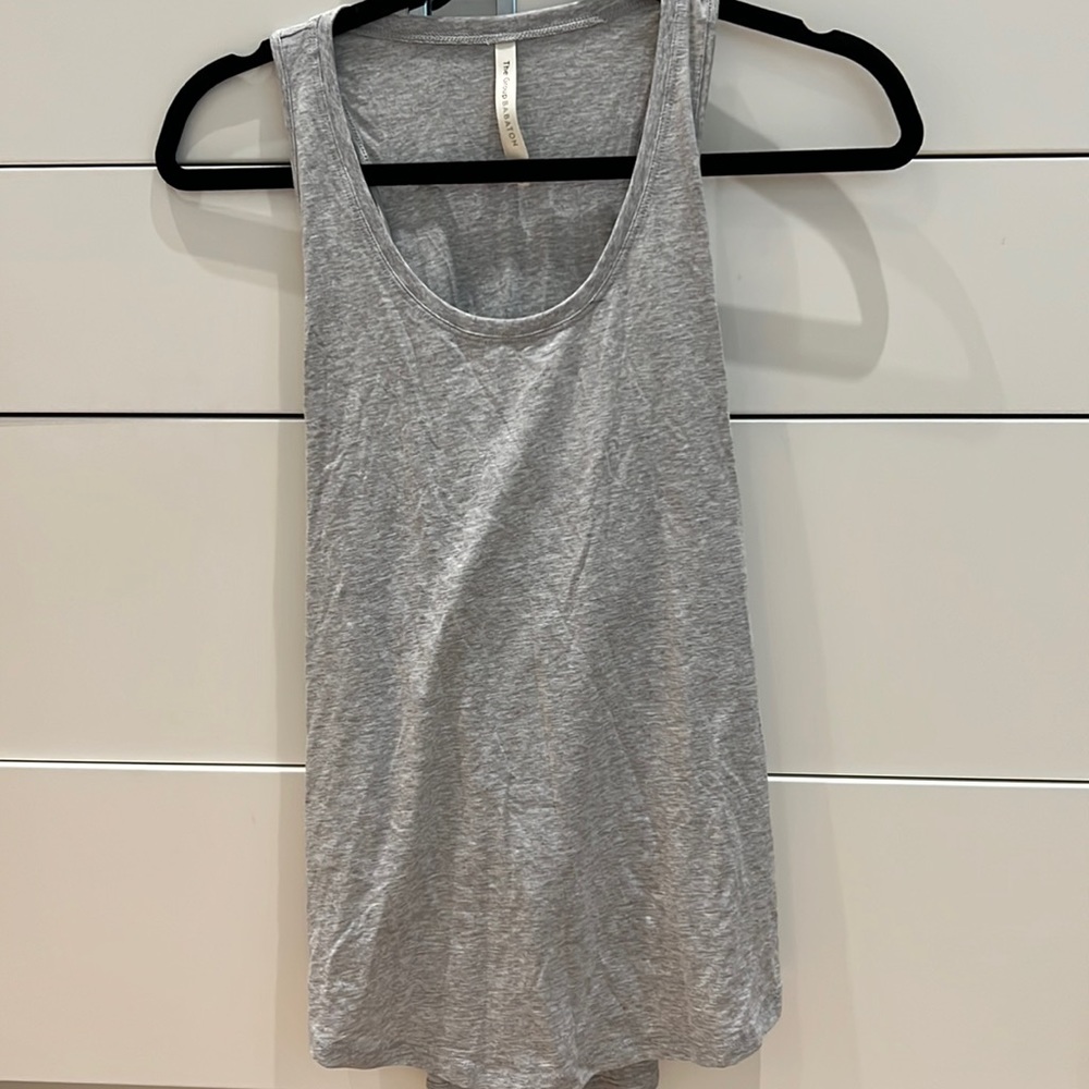 Babton group melange grey tank
